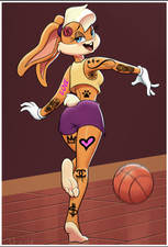 Space Jam / A New Legacy / Lola Bunny / 2021 Rare Poster