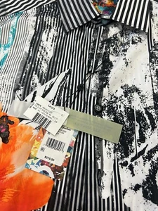 NWT Robert Graham “Fields Of Gold” Limited Classic Stretch Men’s Dress Shirt XL - Picture 1 of 19