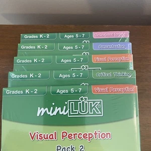 miniLUK Workbook Set for K-2, Ages 5-7 New Sealed 11 Books total - Picture 1 of 5