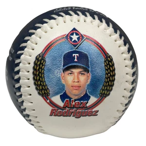 Alex Rodriguez Texas Rangers Commemorative Stats Baseball - Picture 1 of 4