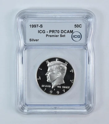 1997-S Kennedy Half Dollar Silver Premier Set PR70 DCAM ICG *1232 - Image 1 of 4