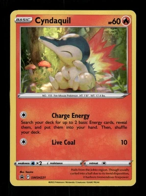 Pokemon SWSH: Sword & Shield Promo Cards #SWSH221 Cyndaquil Promo - Image 1 of 2