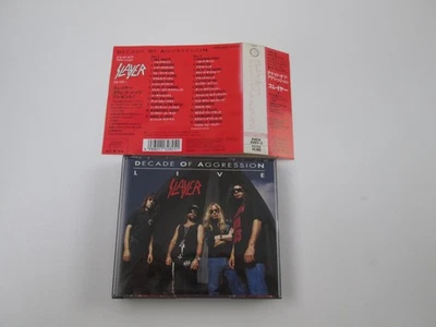 Slayer Decade Of Aggression Live PHCR-2091,2 Music CD Japan Ver with OBI - Image 1 of 4
