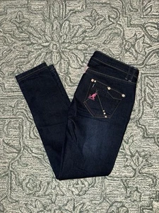 Women’s Y2K Kangol denim jeans trousers in blue - Picture 1 of 7