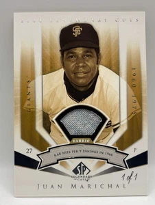 2004 Upper Deck SP Legendary Cuts Juan Marichal GAME USED JERSEY Giants TRUE 1/1 - Picture 1 of 2