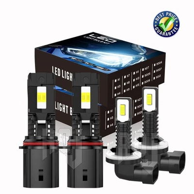 For Dodge Ram 4000 1999-2002 6000K Combo 4x LED Headlight Hi/Lo+Fog Light Bulbs - Image 1 of 4
