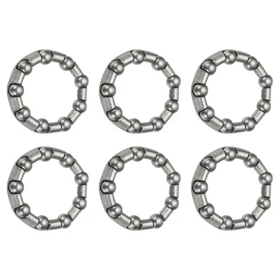 Bike Ball Bearings, Bicycle Crank Bearing #9, 1/4" x 9 Balls & 6 Pack & Silver - Image 1 of 4