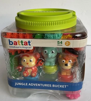 Battat  Bristle Jungle Adventures Blocks. Toddler/Preschool 54 pcs - Image 1 of 3