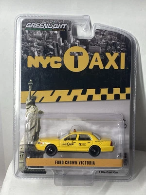 Greenlight 1/64 🇨🇵 NYC Taxi 2011 Ford Crown Victoria Taxi New York - Photo 1/4