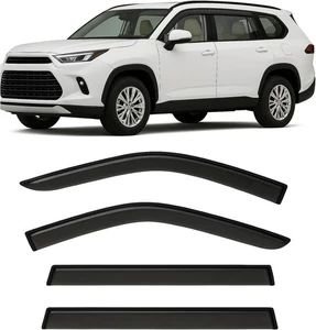 Ventana lateral con cinta adhesiva 2024-2026 para Toyota Grand Highlander 2024-2026, negra - Imagen 1 de 8