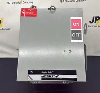 SL362RG, ENCHUFE INTERRUPTOR BUSWAY GE SPECTRA BAJO AMP, RECONOCIMIENTO 60 AMP, 600V, CON TIERRA Foto 1 de 2