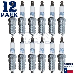 12 Pack ACDelco 41-810 Double Platinum Spark Plugs - Picture 1 of 2