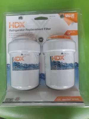 Water Filter GE MWF Refrigerators (Dual Pack) Carbon Block Filtration  - Image 1 of 4