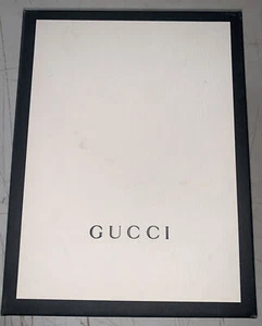 Gucci Black&White Empty Shoe Box 10”x 7.5”x 4” W/ Booklet. - Picture 1 of 2