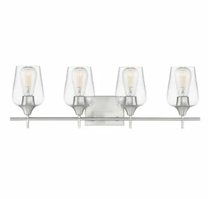 Savoy House 8-4030-4-SN Octave 4-Light Bathroom Vanity Light in a Satin Nickel - Picture 1 of 3