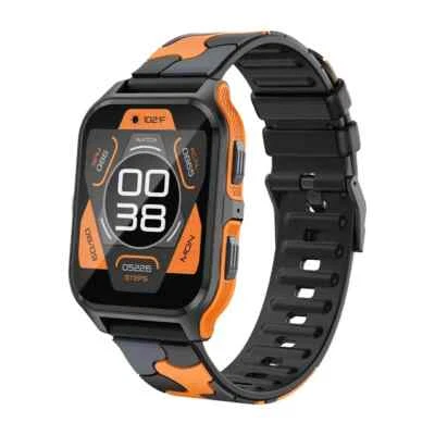 Fitness Tracker Men GPS Smartwatch Bluetooth Call IP68 Waterproof Outdoor Sports - Image 1 of 4