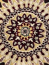 6x9 Foot Rug Mandala Woven Cotton Turkish Taubah Wall Hanging TURKEY Washable!