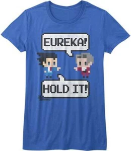 Ace Attorney Capcom Video Game Anime Eureka Hold It Junior Women's T Shirt - Picture 1 of 4
