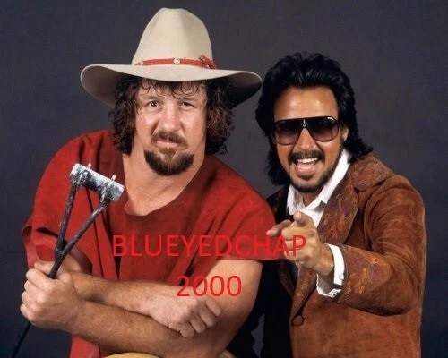 FOTO DE LUCHA LIBRE 8 X 10 DE TERRY FUNK & JIMMY HART WRESTLER NUEVA EN CAJA Foto 1 de 1