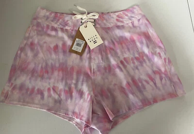 BILLABONG youth girls  Keep it mellow tie dye surf board shorts pink size 7 - Image 1 of 4
