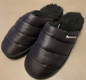 BEARPAW Ladies Puffy Slipper Black 2581WH NWOB 9 - Picture 1 of 3