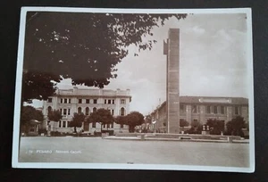 1937 Pesaro - monumento ai caduti - stele col fascio littorio (fotografica) - Picture 1 of 2