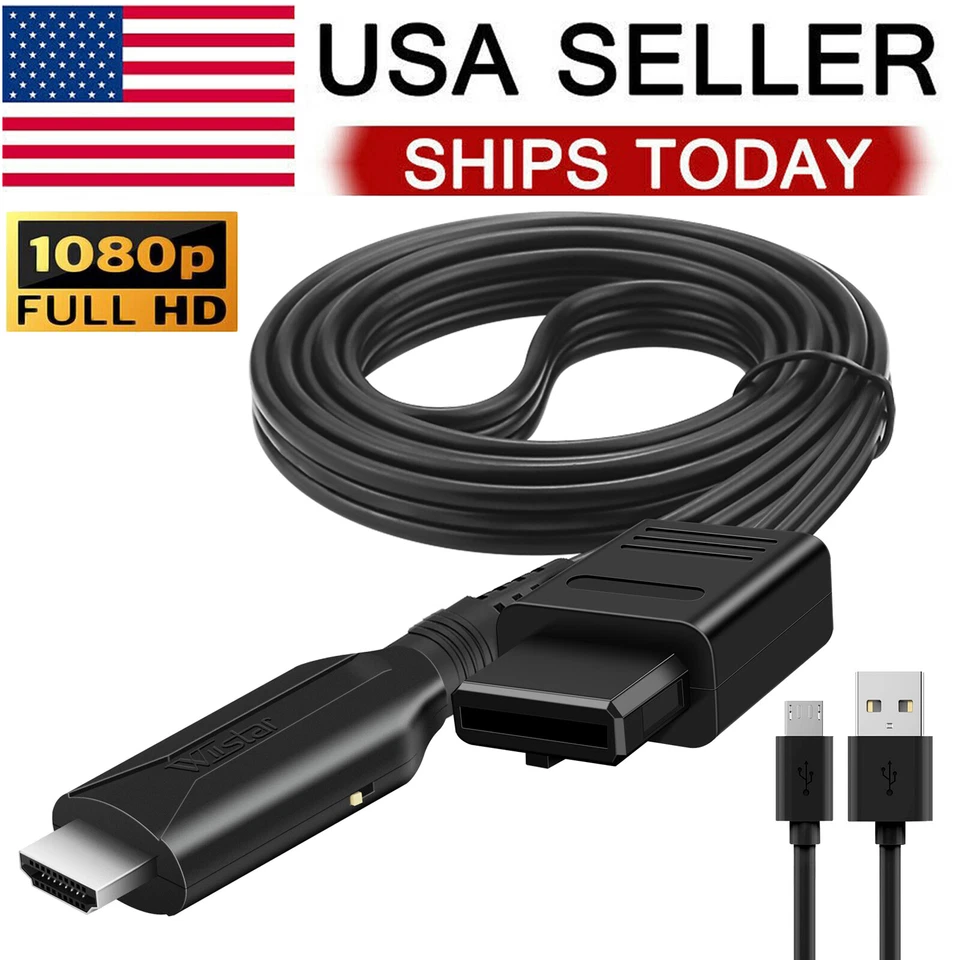 N64 To HDMI Converter Adapter 1080P HD Cable For Nintendo Gamecube NES SNES