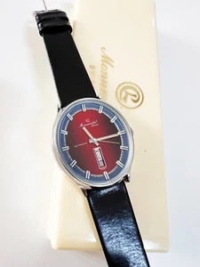 MONUMENTAL - Automatic Day Date 25 Jewels Incabloc 70-80s - NOS - Swiss Made - Picture 1 of 7