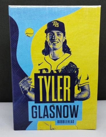 Tampa Bay Rays (Give Away)...Tyler Glasnow Bobblehead...New in Box Cover