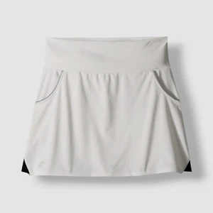 Adidas Kids Girls White Club Piped Pocket Stretch Tennis Skort Size L - Picture 1 of 1