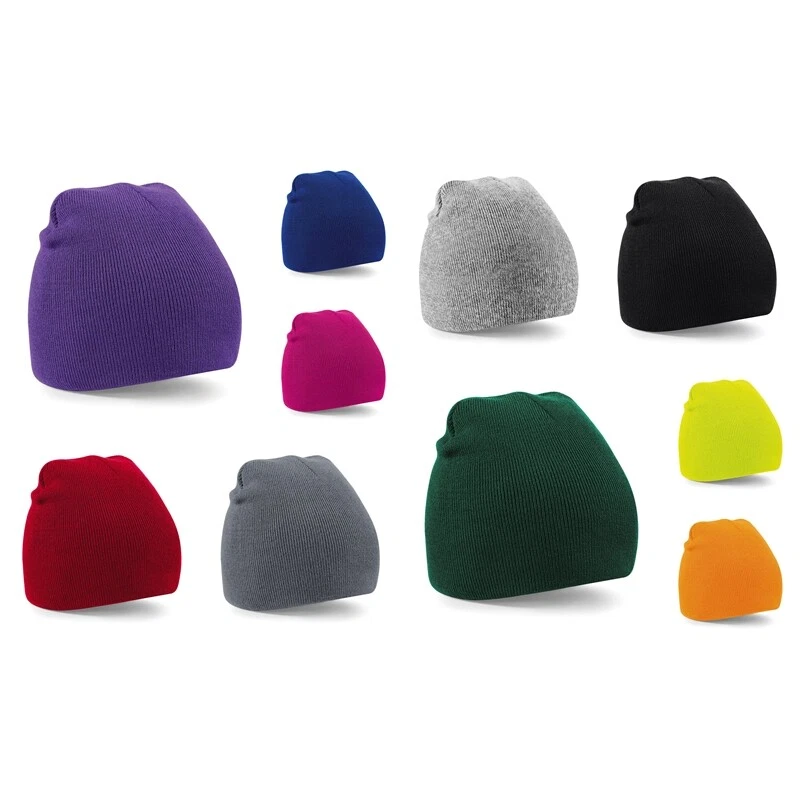 BEECHFIELD Beanie Mütze viele Farben weicher Griff Ripp Pull-On B44 NEU