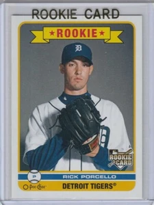 TARJETA DE NOVATO RICK PORCELLO Béisbol Detroit TIGERS O-Pee-Chee ¡RARA! RC HOT! ¡COMO NUEVO! - Imagen 1 de 2
