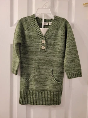 CATO GIRLS GREEN SHORT SLEEVE SWEATER GIRLS SZ 7 PRE-OWNED - Image 1 of 3