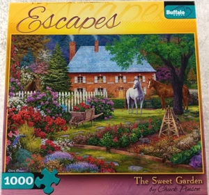 The Sweet Garden 1000 Piece Jigsaw Puzzle with Poster Escapes by Buffalo - Picture 1 of 4
