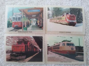 RARE Vintage Photo-Rubs World Trains Lot Americana Sweets 1970's - Picture 1 of 2