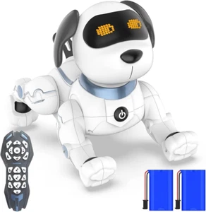 Remote Control Robot Dog Toy for Kids, Programmable Smart RC Puppy, Interactive - Picture 1 of 6