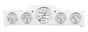 1951-1952 Plymouth Billet Aluminum Gauge Panel Dash Insert Instrument Cluster - Picture 1 of 4