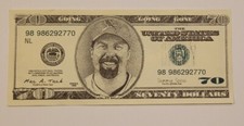 1998 Mark McGwire $70 Dollar Bill "Going Going Gone" St. Louis Cardinals HR King