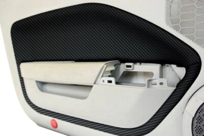 Panel de puerta tarjetas de inserción PVC cubierta de fibra de carbono para Ford Mustang 05-09 negro Foto 1 de 4