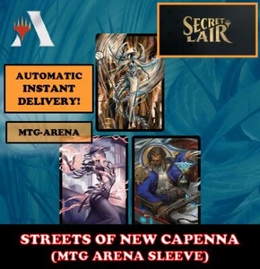 MTGA MTG ARENA CODE CARD SHOWCASE STREETS OF NEW CAPENNA SECRET LAIR SLEEVE - Imagen 1 de 6