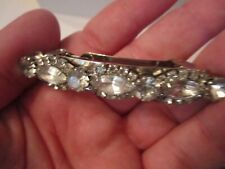 VINTAGE CRYSTAL HAIR PIN - MADE IN FRANCE - 3" LONG -  SC-9