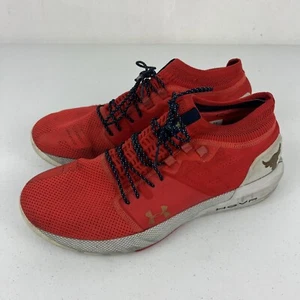 Under Armour Project Rock 2 Red Running Shoes Sneakers 3022024-604 Men’s 12 - Picture 1 of 7
