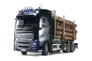 Tamiya 1:14 RC Truck - LKW Volvo FH16 Holztransporter 3 Achs 56360 - Bild 1 von 12