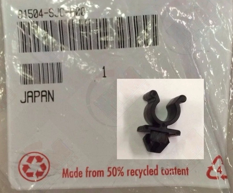 Clip de soporte de varilla de hélice de capó genuino Honda 91504-SJC-A00 para Ridgeline 2006-2014 Foto 1 de 1