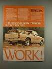 1983 Toyota Sr5 Long Bed Diesel Sport Truck Ad!