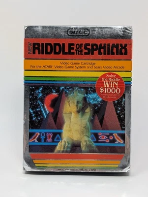 Riddle Of The Sphinx (Atari 2600, 1982) - CIB Complete W/ Reg Card - Image 1 of 4