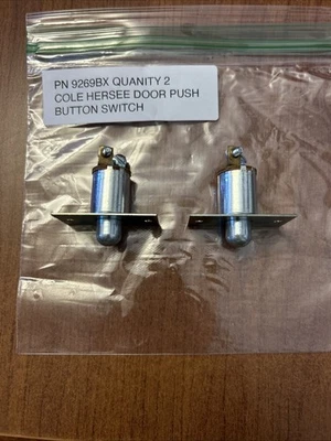 Lot Of 2 Cole Herder 9269BX Door Push Button Switch - Image 1 of 4