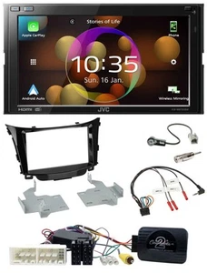 JVC DAB Lenkrad 2DIN Bluetooth USB Autoradio für Hyundai I30 ab 2017 - Bild 1 von 12