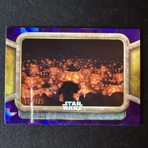 Hidden Underwater City 2024 Topps Chrome Sapphire Star Wars Purple /125 #17 - Bild 1 von 3