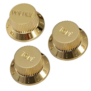 Electric Guitar Tone Volume Control Knobs 1 Volume/ 2 Tone Kit For ST/SQ - Picture 1 of 6